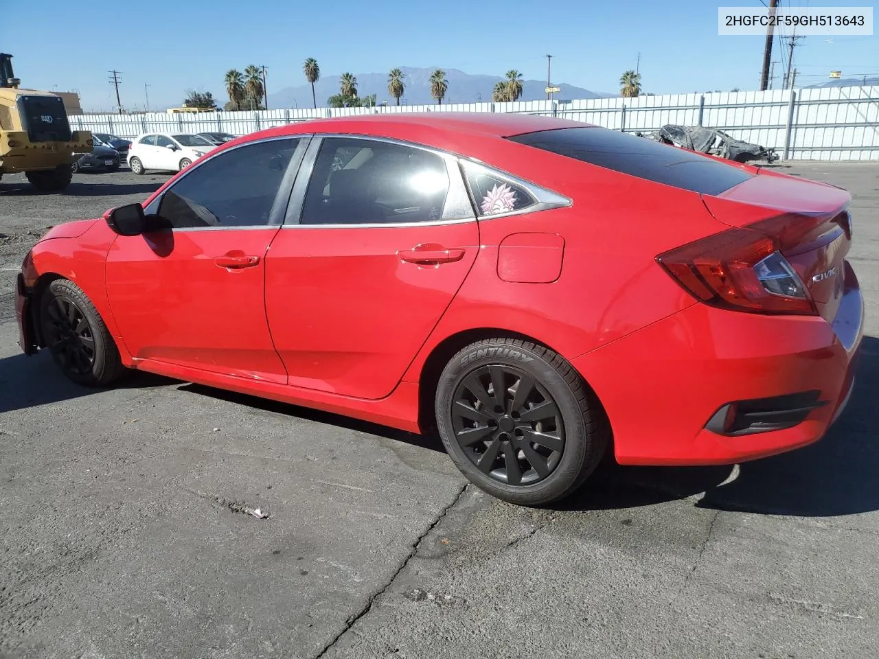 2016 Honda Civic Lx VIN: 2HGFC2F59GH513643 Lot: 80226144