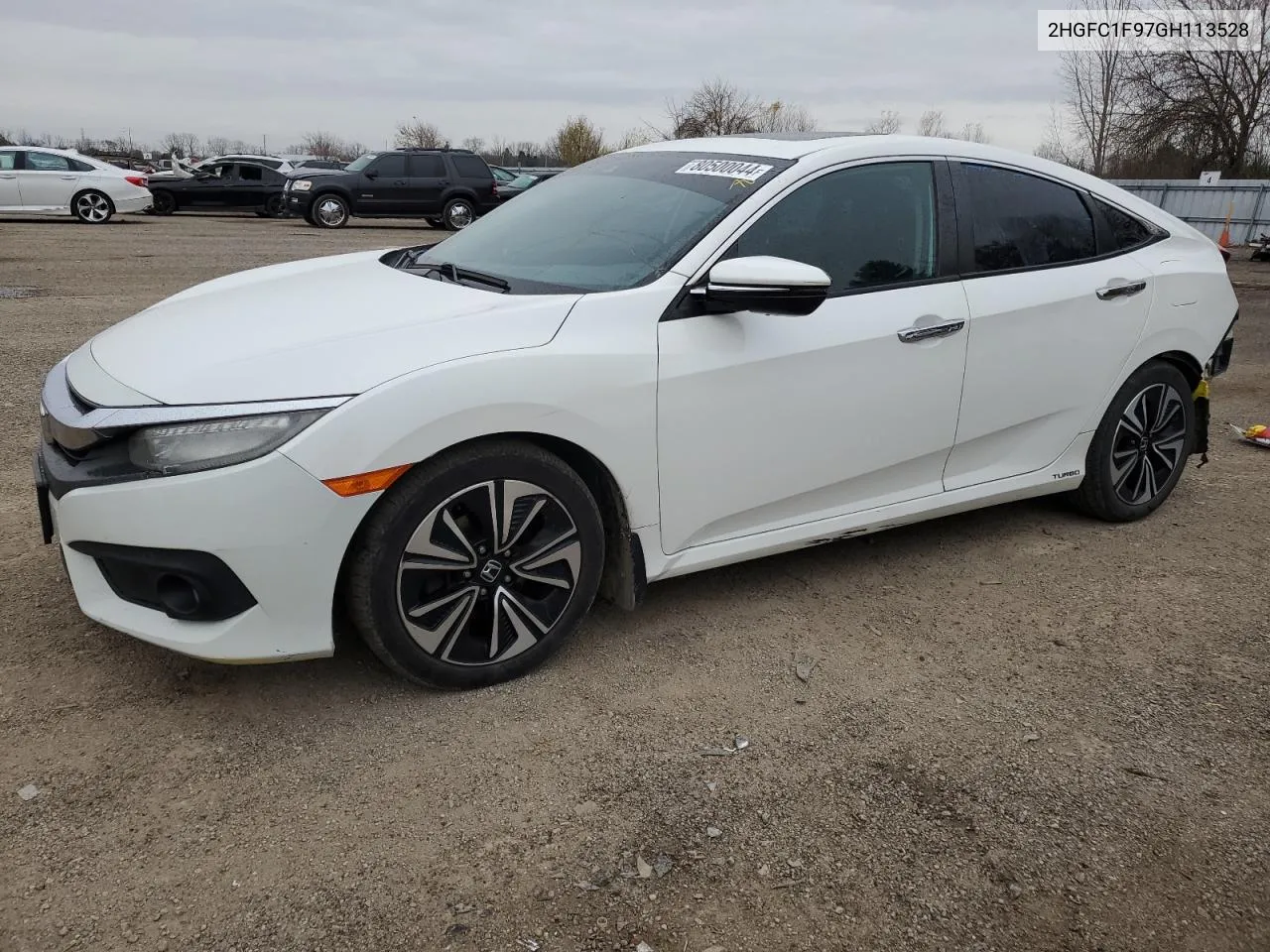 2016 Honda Civic Touring VIN: 2HGFC1F97GH113528 Lot: 80500044