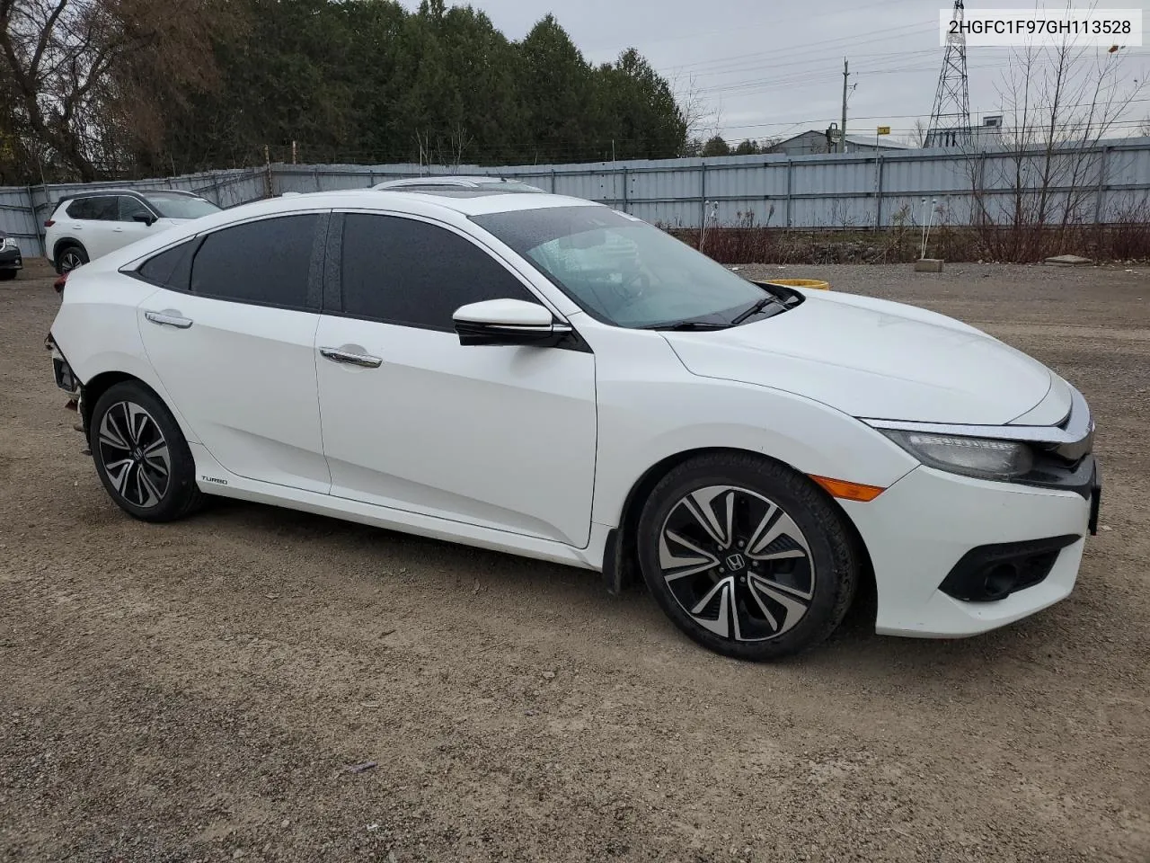 2016 Honda Civic Touring VIN: 2HGFC1F97GH113528 Lot: 80500044