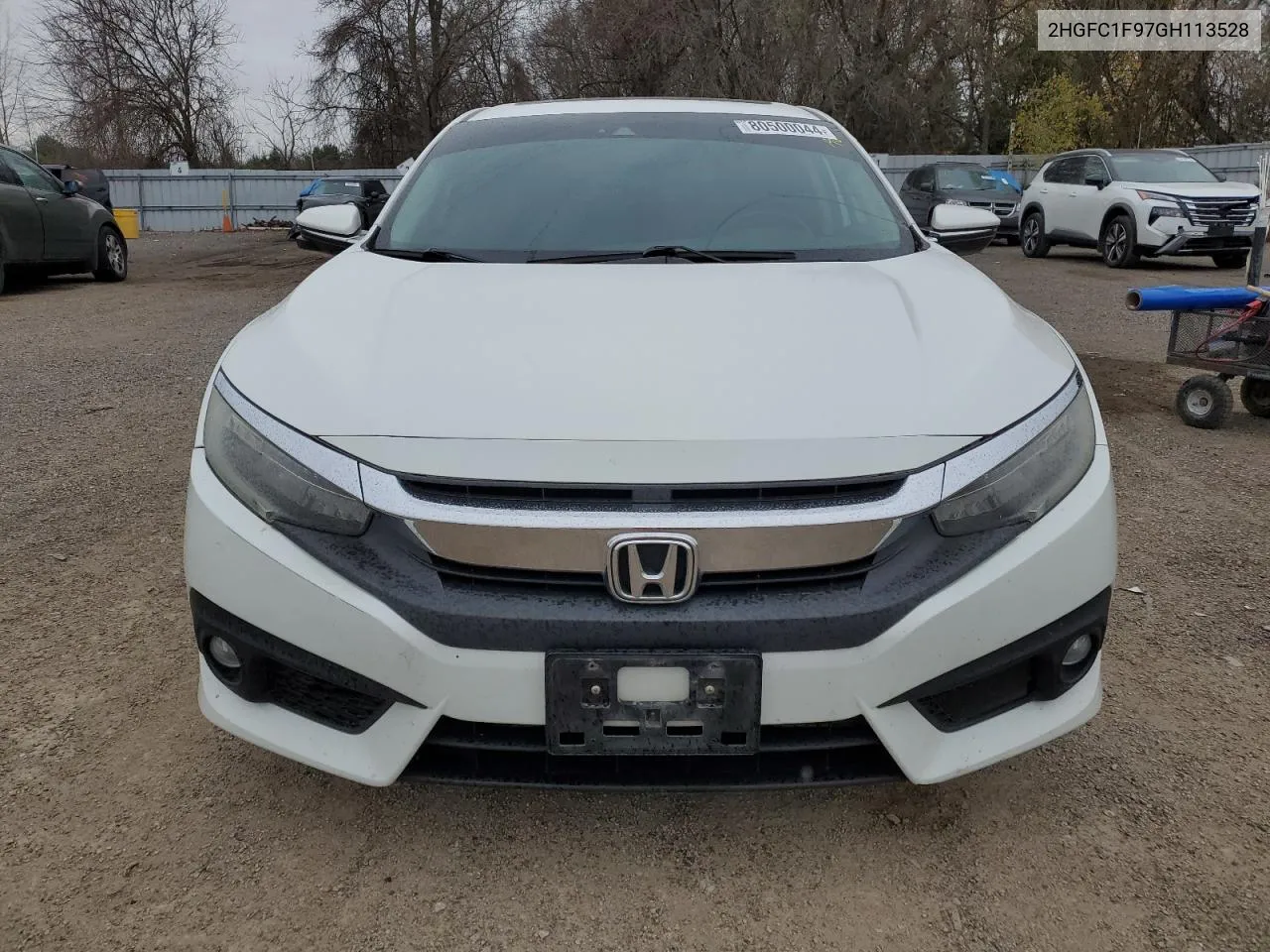 2016 Honda Civic Touring VIN: 2HGFC1F97GH113528 Lot: 80500044