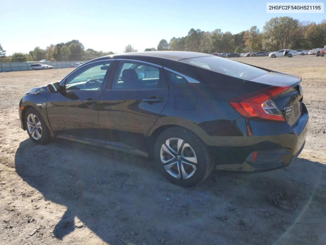 2016 Honda Civic Lx VIN: 2HGFC2F54GH521195 Lot: 80570684