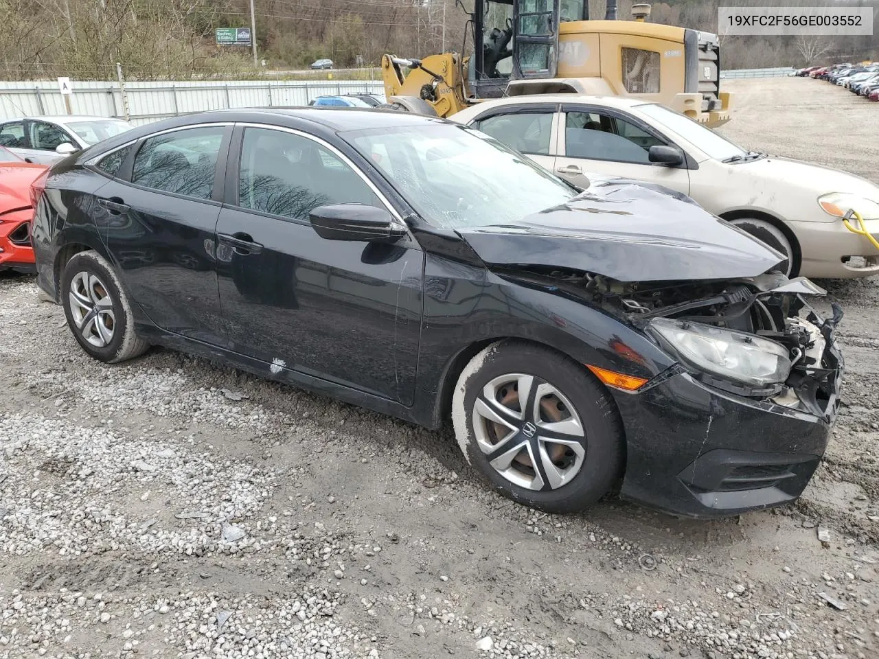 2016 Honda Civic Lx VIN: 19XFC2F56GE003552 Lot: 80681754