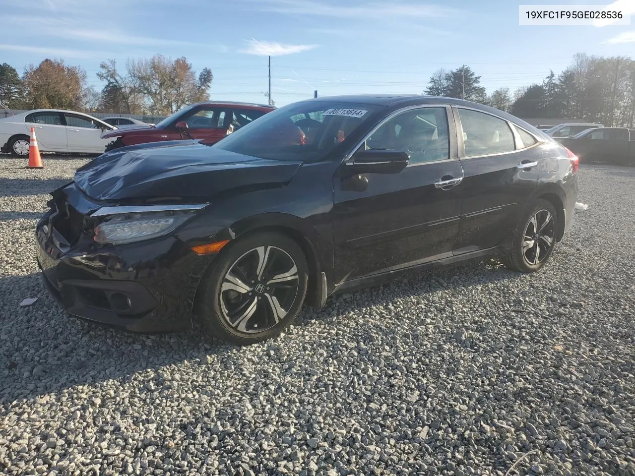 2016 Honda Civic Touring VIN: 19XFC1F95GE028536 Lot: 80713614