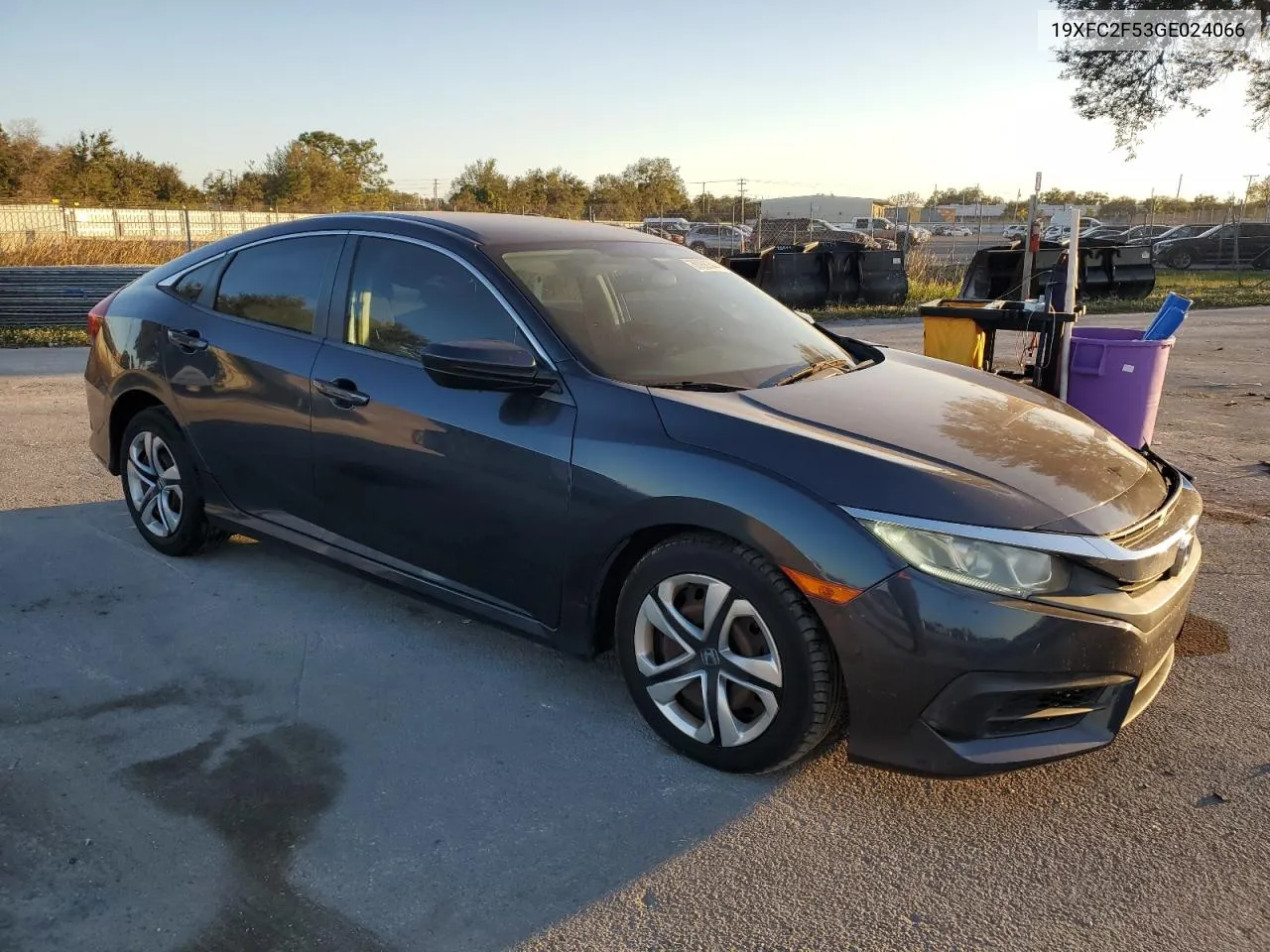 2016 Honda Civic Lx VIN: 19XFC2F53GE024066 Lot: 80920344