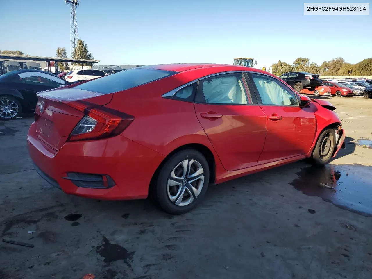 2016 Honda Civic Lx VIN: 2HGFC2F54GH528194 Lot: 81082044