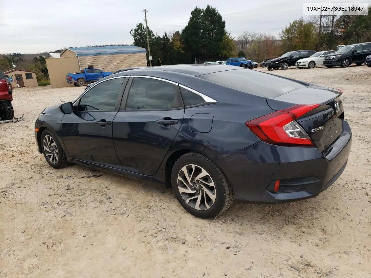 2016 Honda Civic Ex VIN: 19XFC2F73GE018947 Lot: 81651174