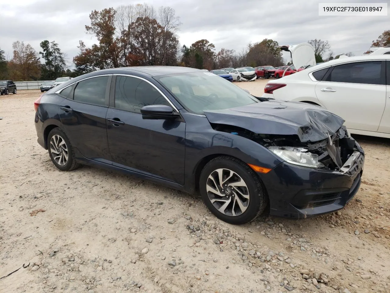 2016 Honda Civic Ex VIN: 19XFC2F73GE018947 Lot: 81651174