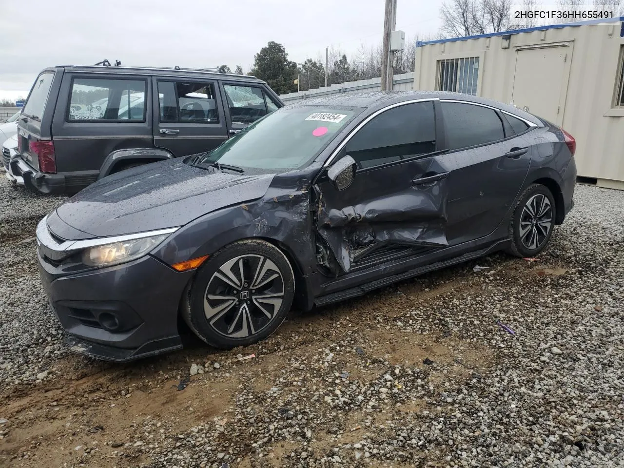 2017 Honda Civic Ex VIN: 2HGFC1F36HH655491 Lot: 40182454