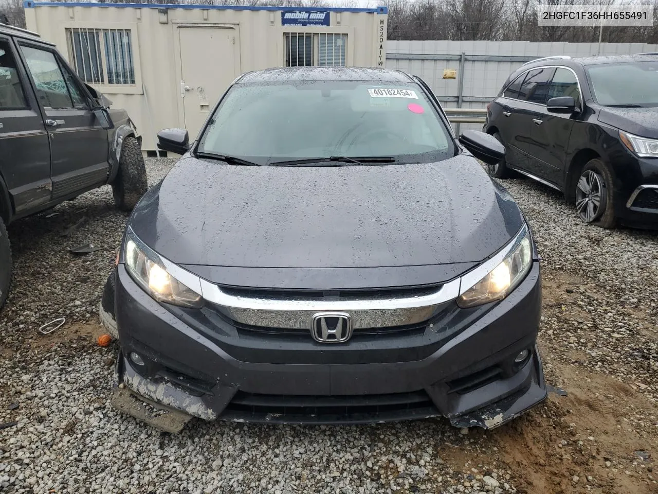 2017 Honda Civic Ex VIN: 2HGFC1F36HH655491 Lot: 40182454