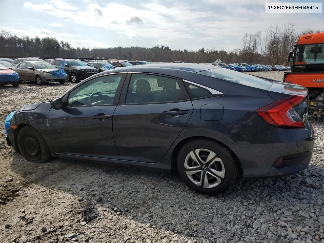 2017 Honda Civic Lx VIN: 19XFC2E59HE046415 Lot: 46063794