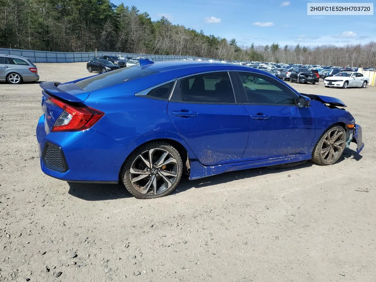 2017 Honda Civic Si VIN: 2HGFC1E52HH703720 Lot: 49201904