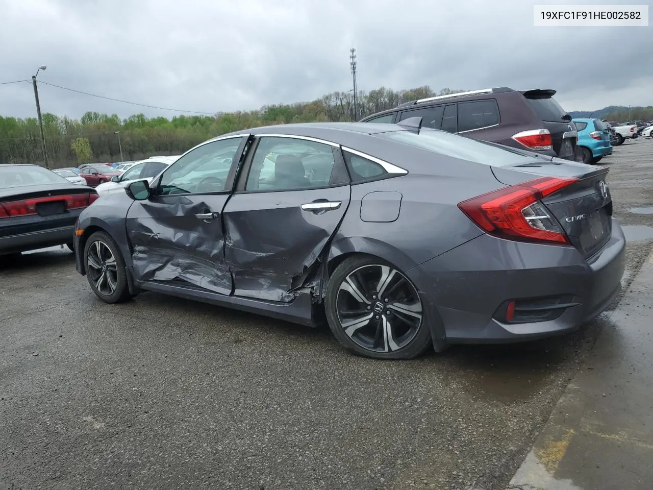 2017 Honda Civic Touring VIN: 19XFC1F91HE002582 Lot: 49285314