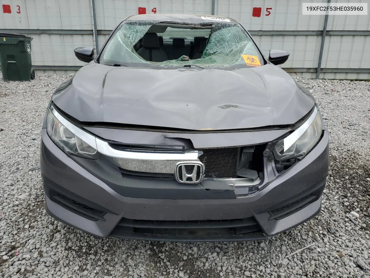 2017 Honda Civic Lx VIN: 19XFC2F53HE035960 Lot: 51767784