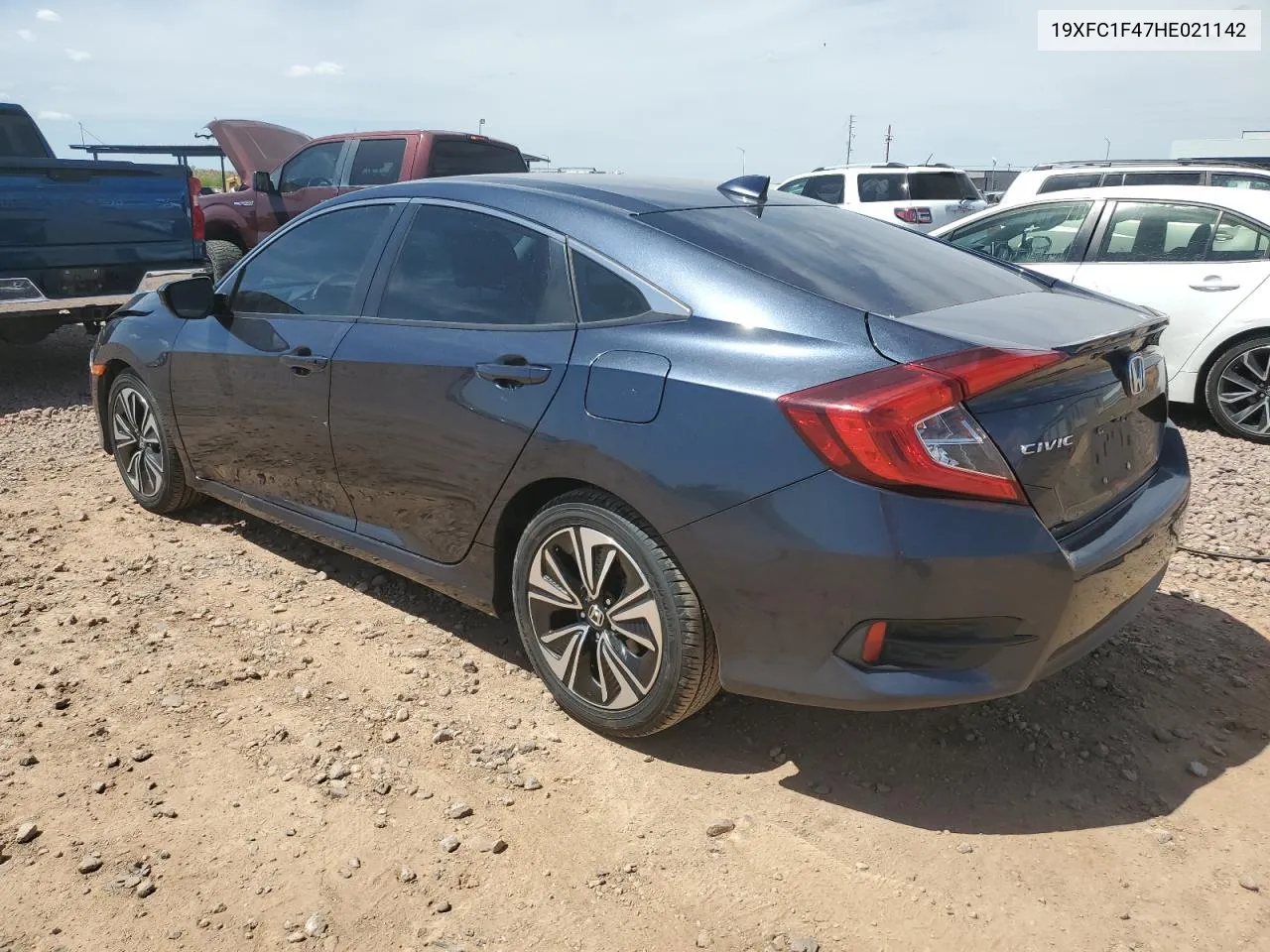 2017 Honda Civic Ex VIN: 19XFC1F47HE021142 Lot: 52171974