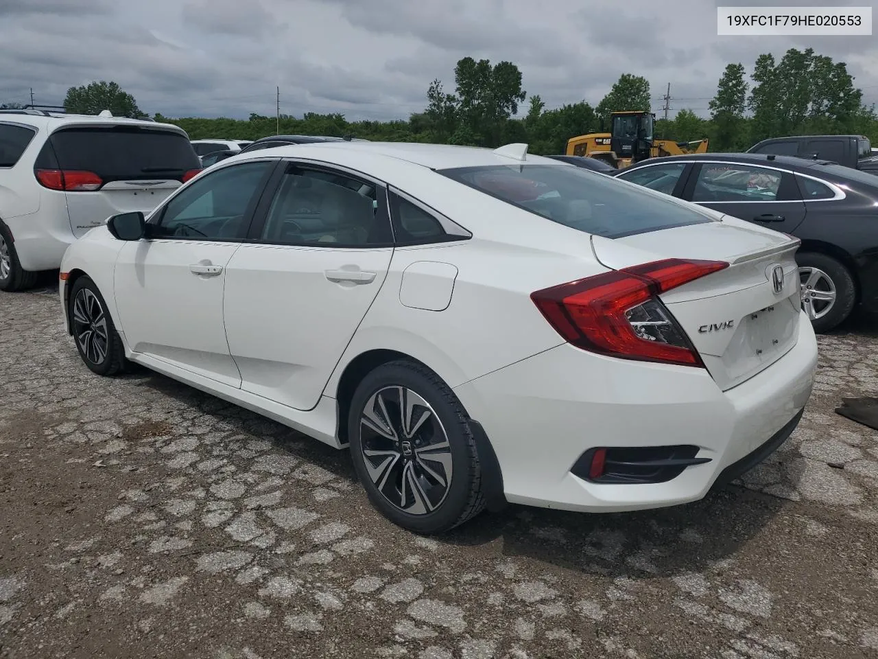 2017 Honda Civic Exl VIN: 19XFC1F79HE020553 Lot: 52491734