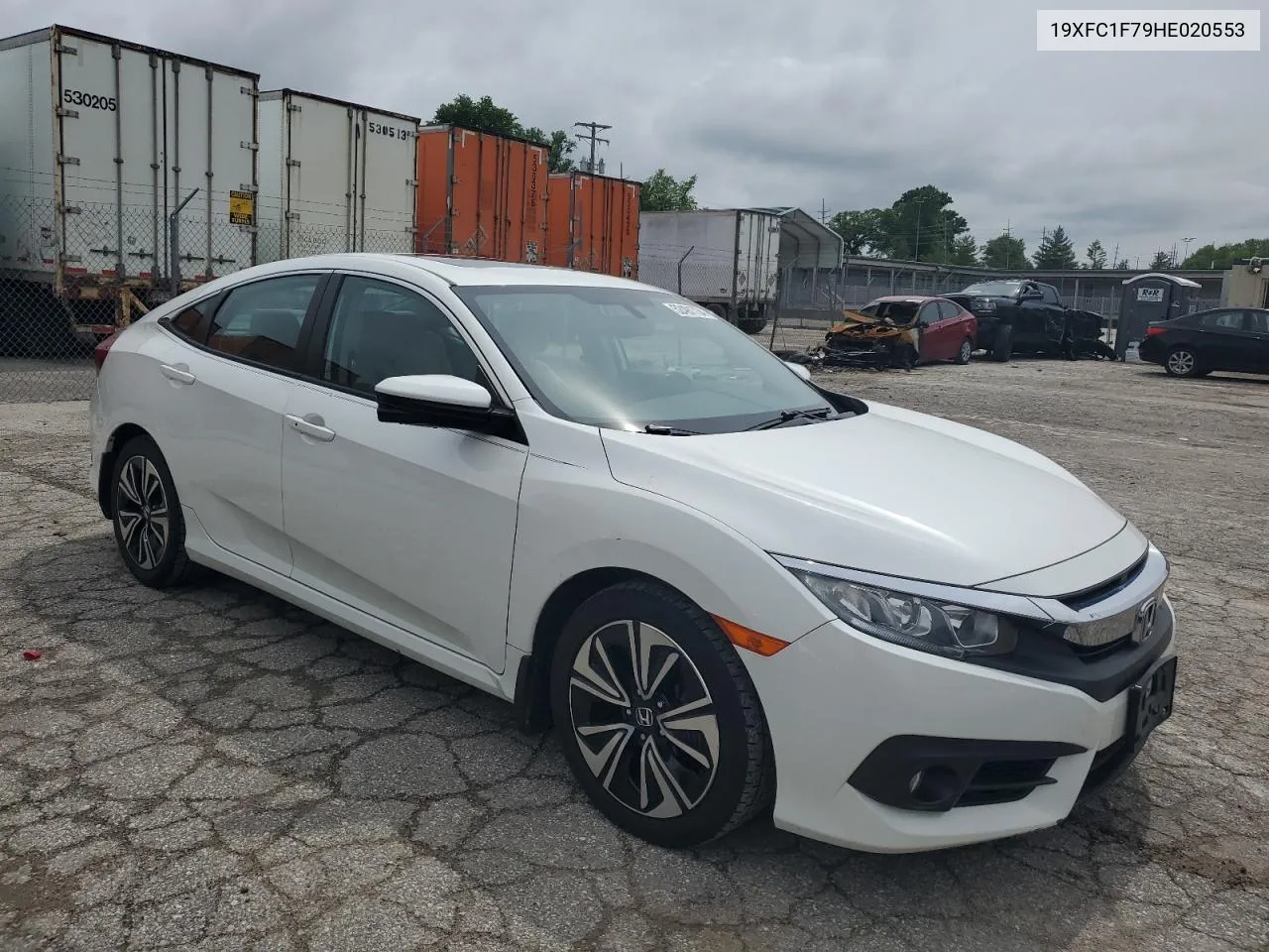 2017 Honda Civic Exl VIN: 19XFC1F79HE020553 Lot: 52491734