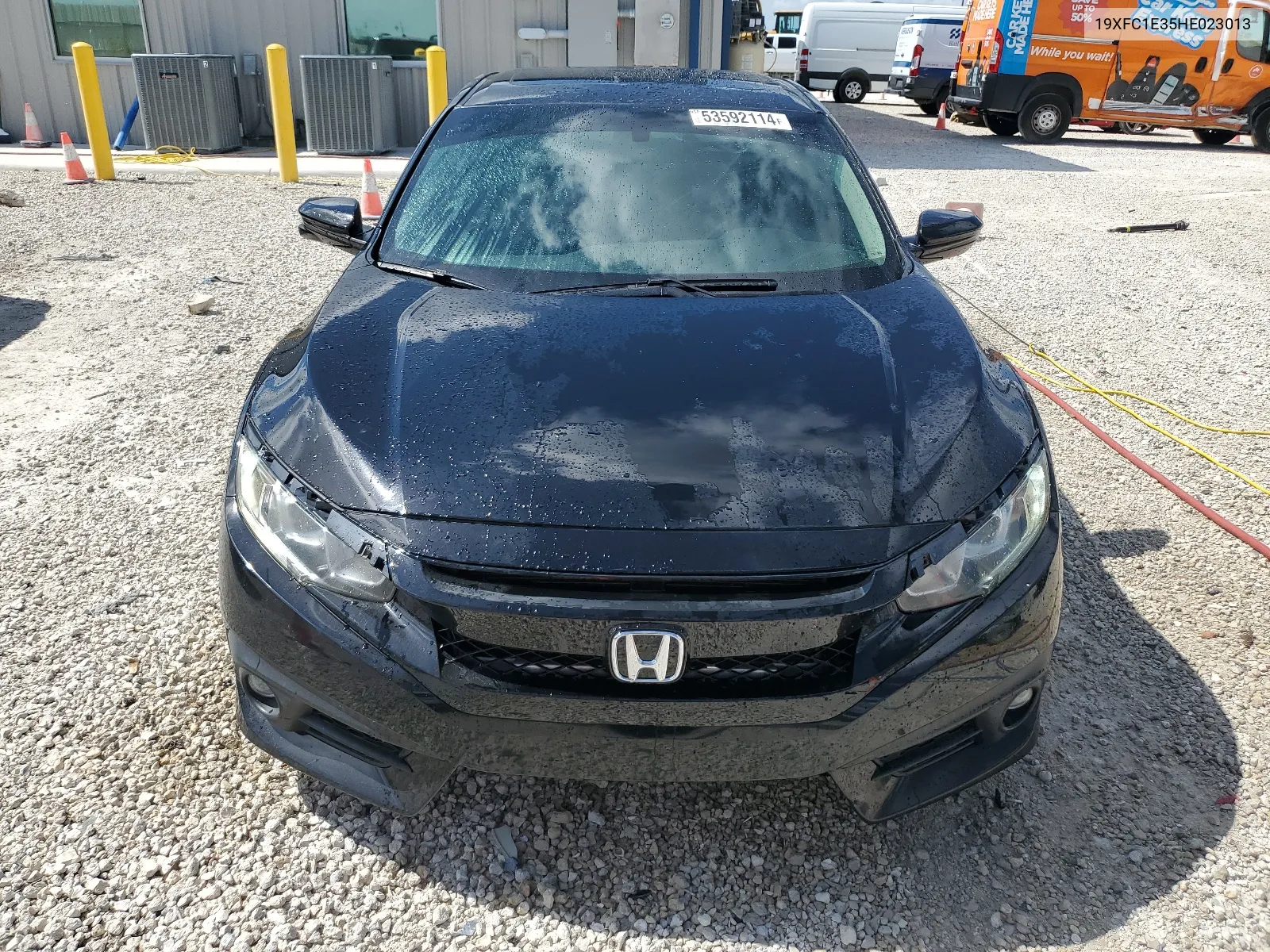 2017 Honda Civic Ex VIN: 19XFC1E35HE023013 Lot: 53592114