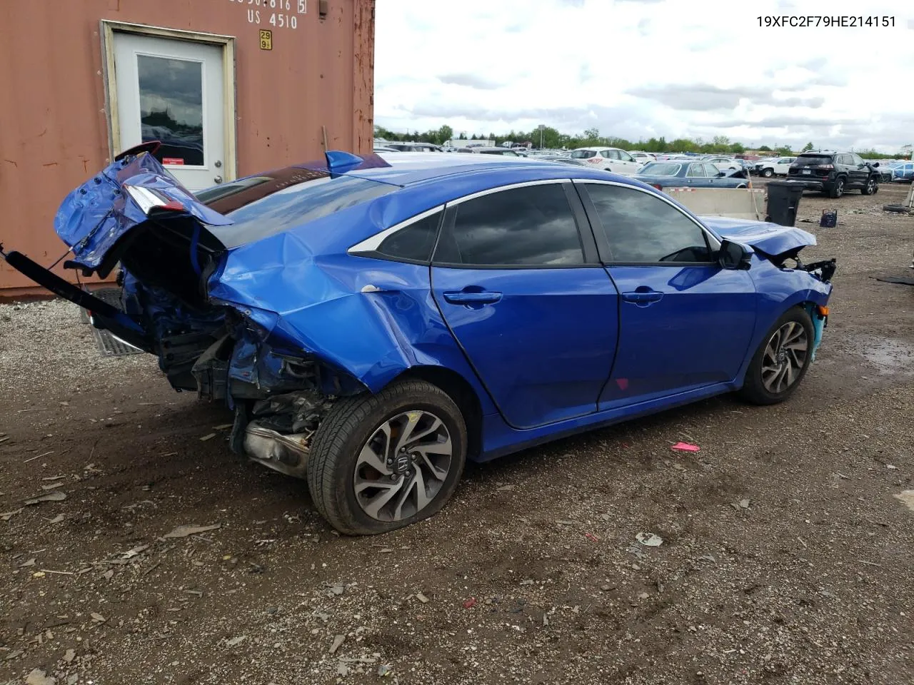 2017 Honda Civic Ex VIN: 19XFC2F79HE214151 Lot: 53948844