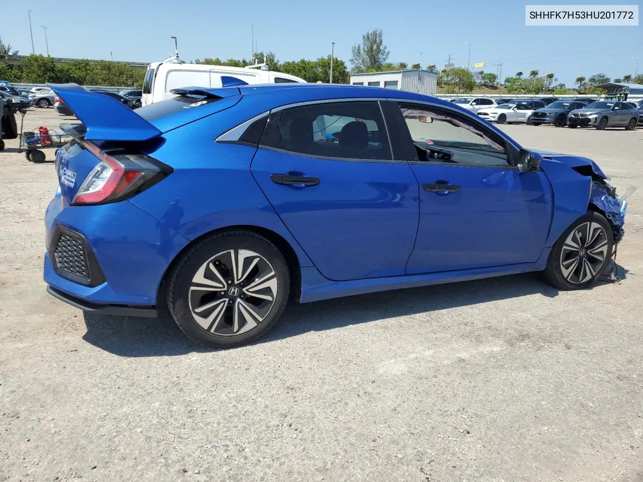 2017 Honda Civic Ex VIN: SHHFK7H53HU201772 Lot: 54305794