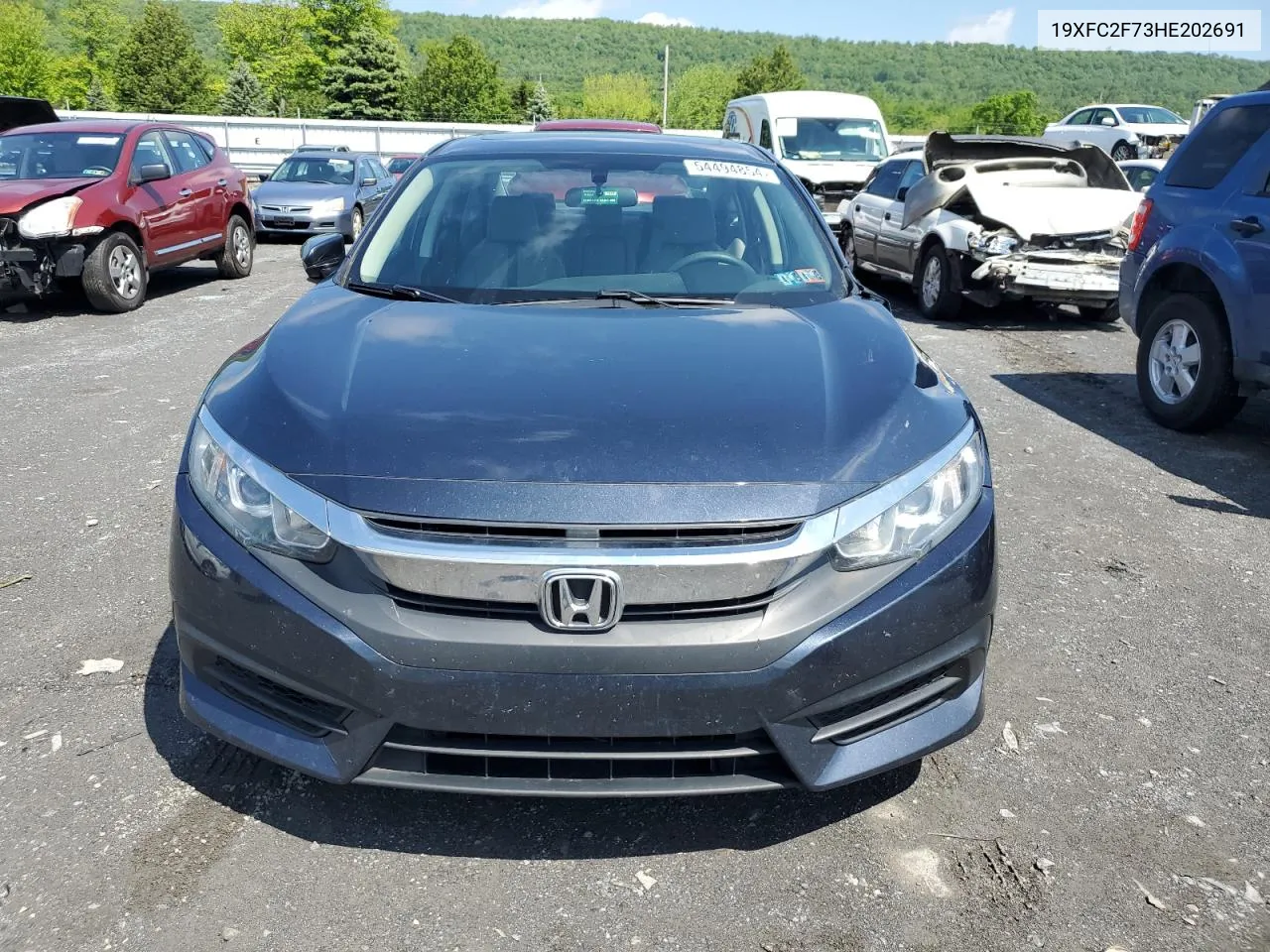 2017 Honda Civic Ex VIN: 19XFC2F73HE202691 Lot: 54494854