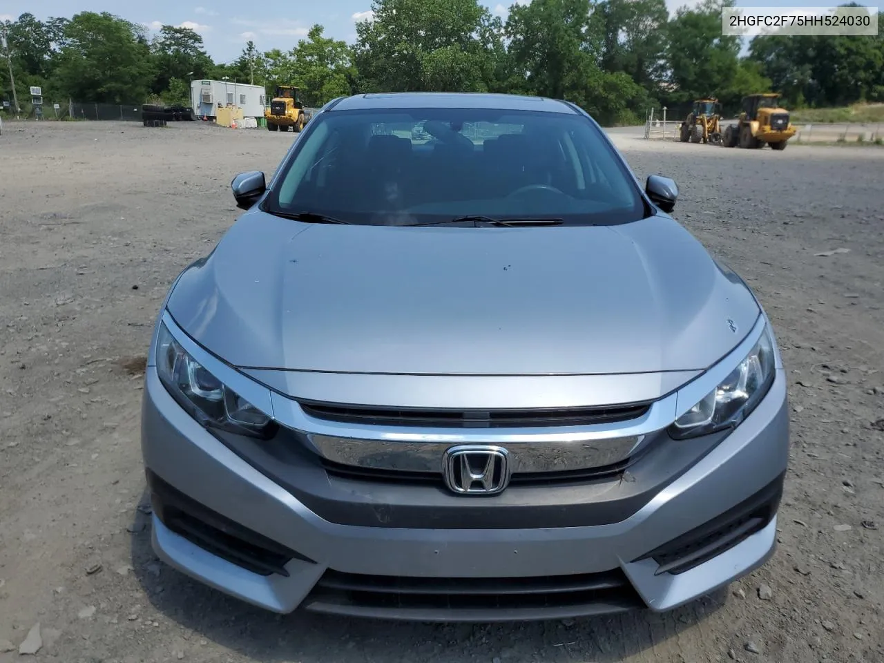 2017 Honda Civic Ex VIN: 2HGFC2F75HH524030 Lot: 55453054