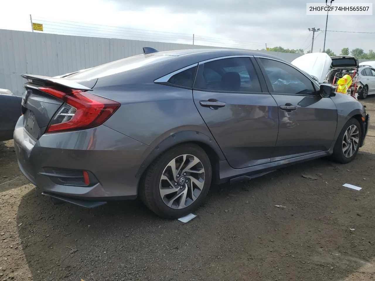 2017 Honda Civic Ex VIN: 2HGFC2F74HH565507 Lot: 57374554