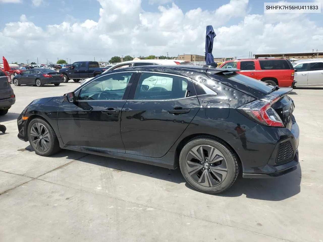 2017 Honda Civic Ex VIN: SHHFK7H56HU411833 Lot: 59068294