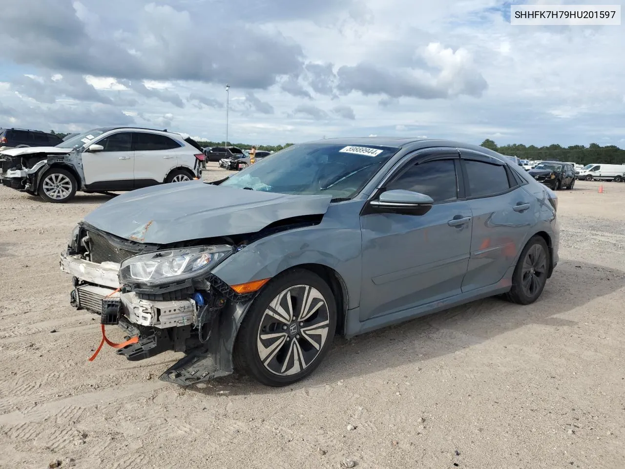 2017 Honda Civic Exl VIN: SHHFK7H79HU201597 Lot: 59889944