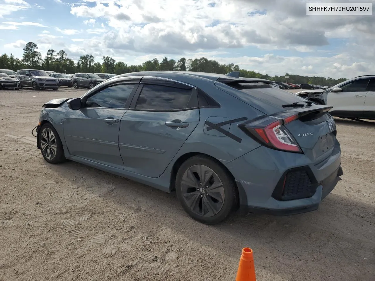 SHHFK7H79HU201597 2017 Honda Civic Exl