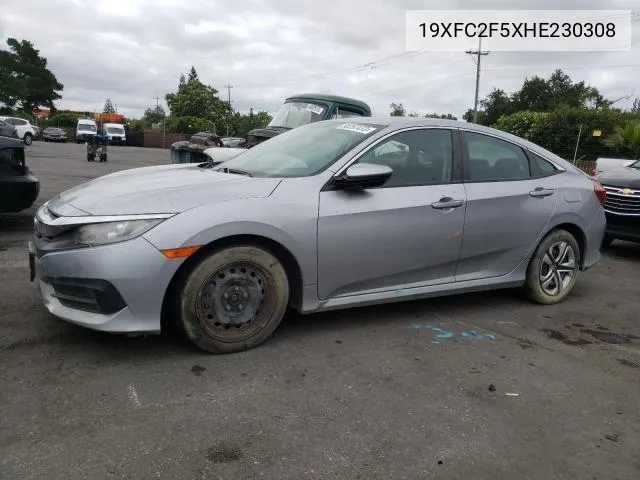 19XFC2F5XHE230308 2017 Honda Civic Lx