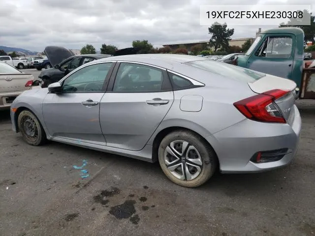 19XFC2F5XHE230308 2017 Honda Civic Lx