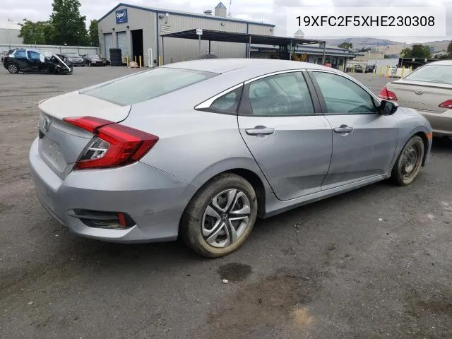 19XFC2F5XHE230308 2017 Honda Civic Lx