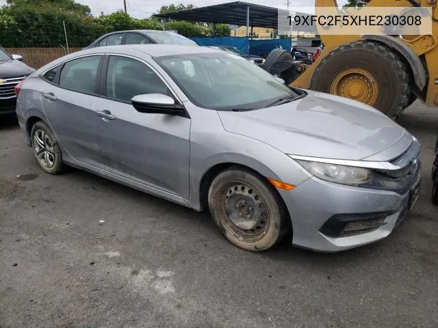 19XFC2F5XHE230308 2017 Honda Civic Lx