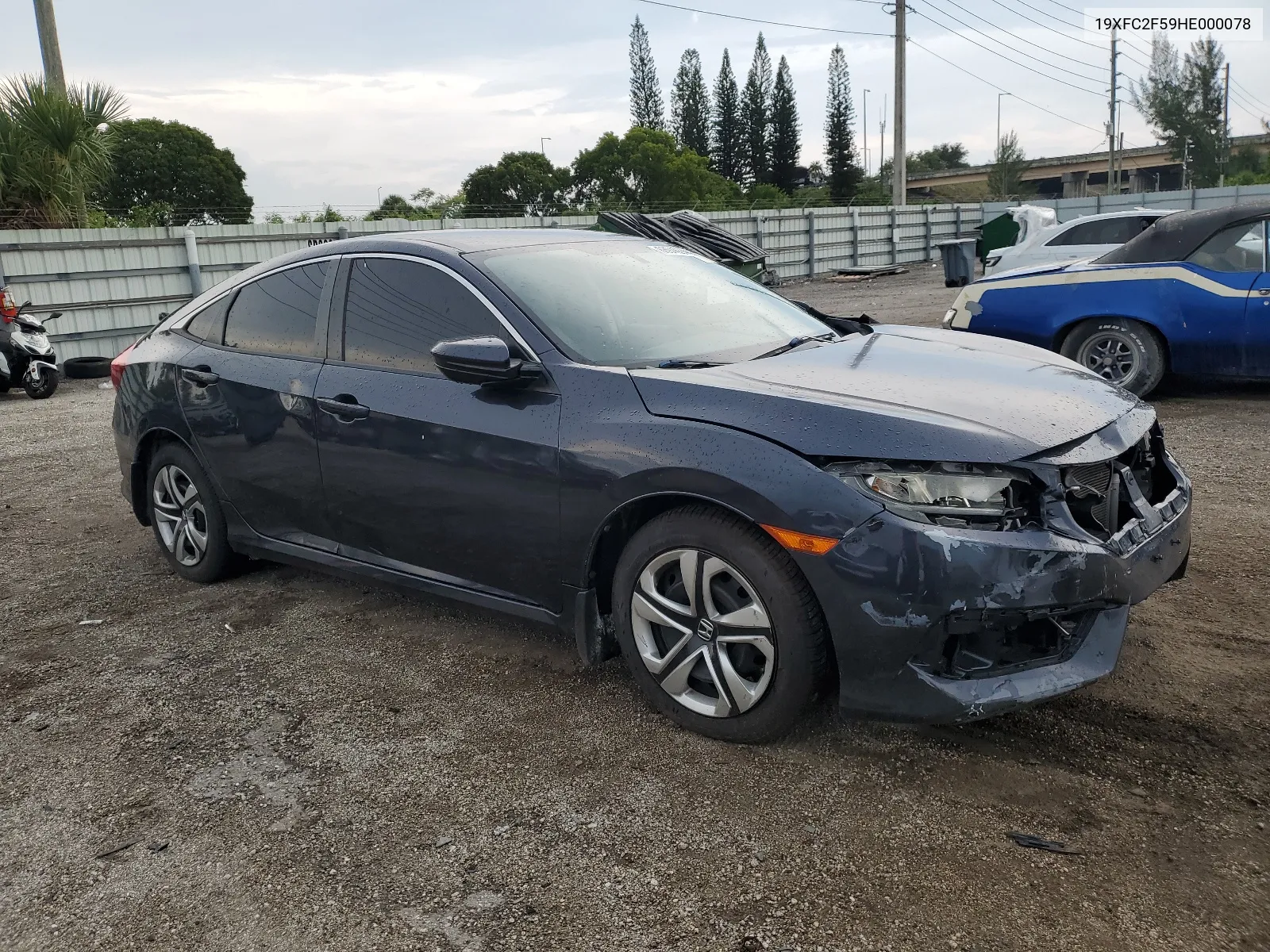 2017 Honda Civic Lx VIN: 19XFC2F59HE000078 Lot: 66946944