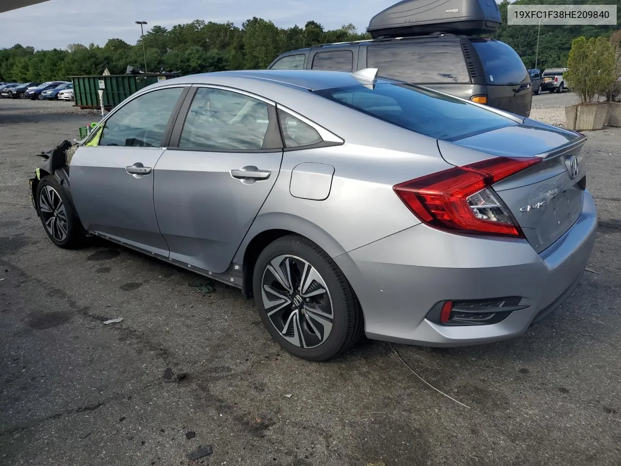 2017 Honda Civic Ex VIN: 19XFC1F38HE209840 Lot: 68853014