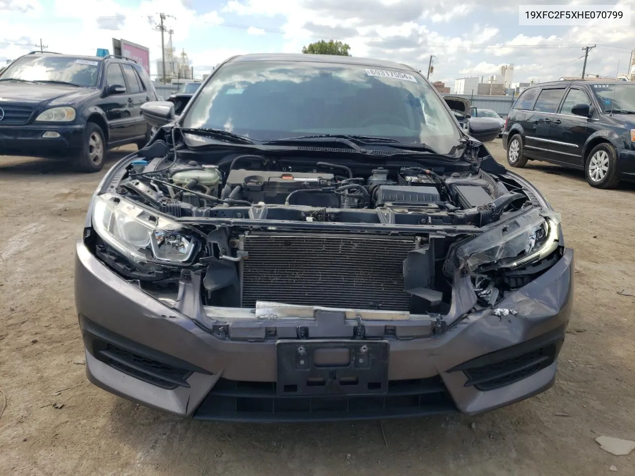 19XFC2F5XHE070799 2017 Honda Civic Lx