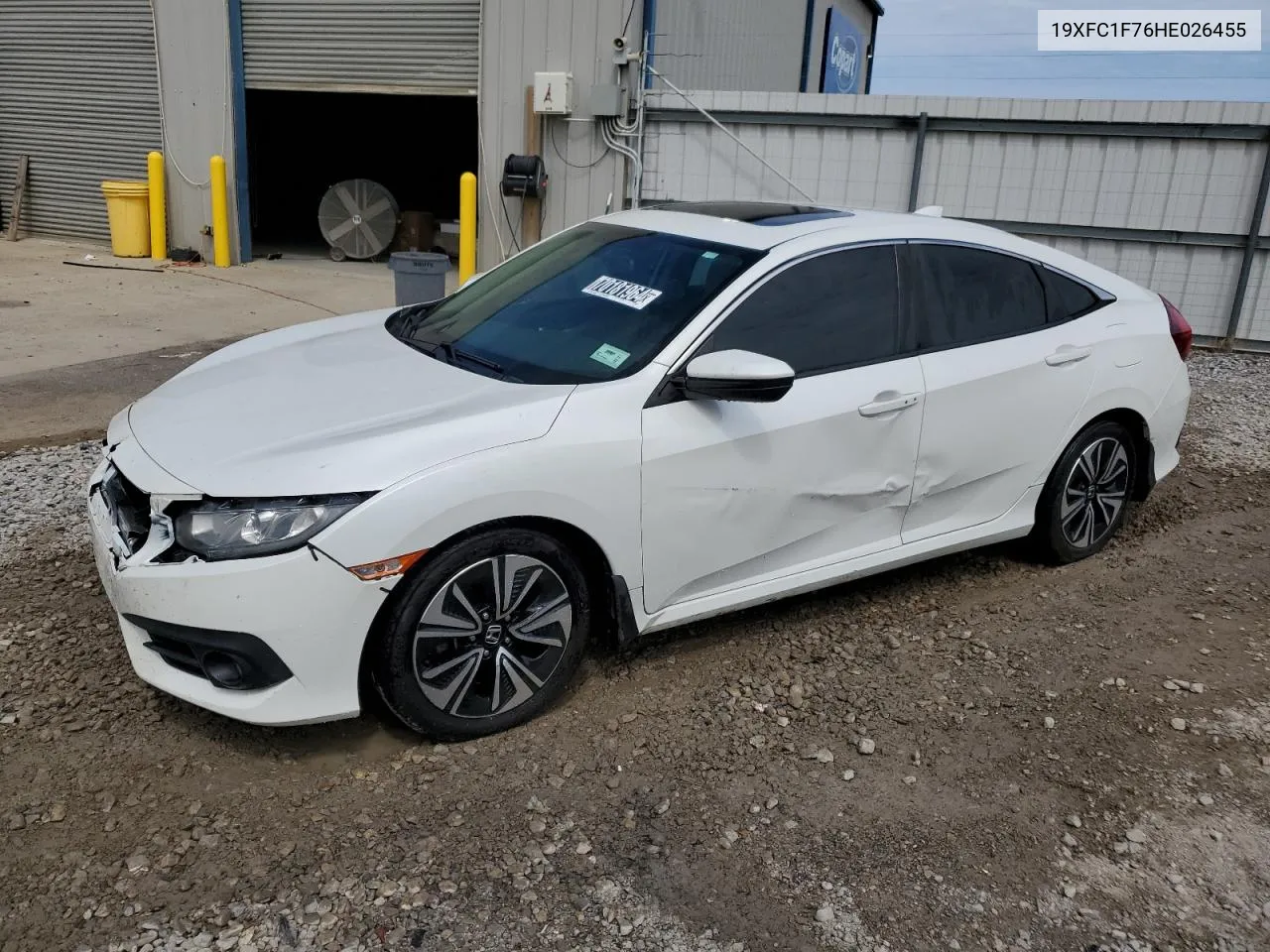 2017 Honda Civic Exl VIN: 19XFC1F76HE026455 Lot: 70181964