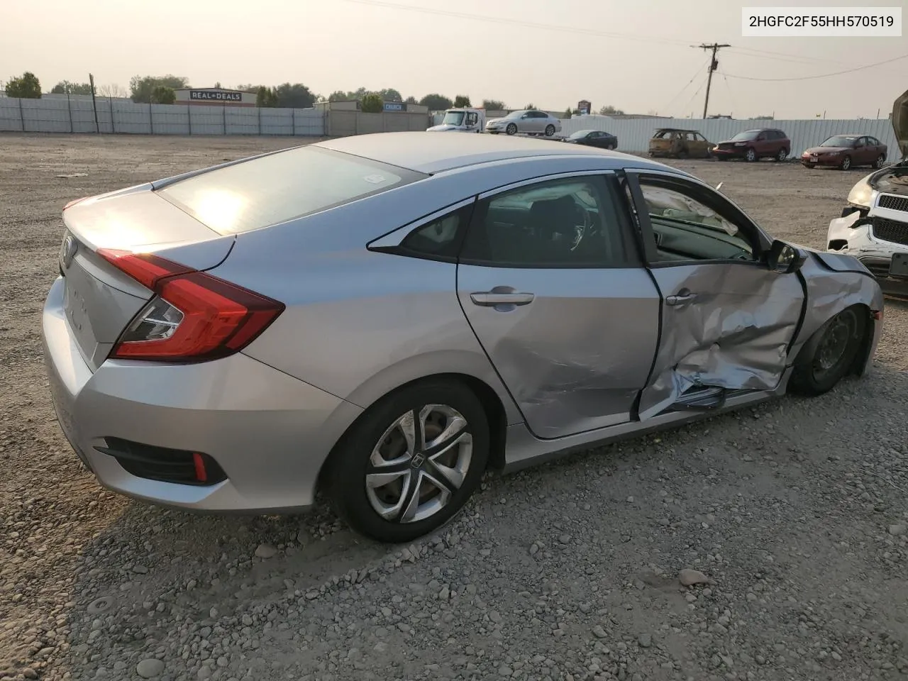 2017 Honda Civic Lx VIN: 2HGFC2F55HH570519 Lot: 70279914