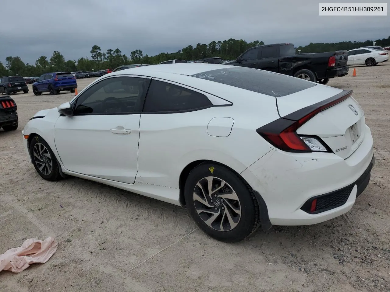 2017 Honda Civic Lx VIN: 2HGFC4B51HH309261 Lot: 71109584