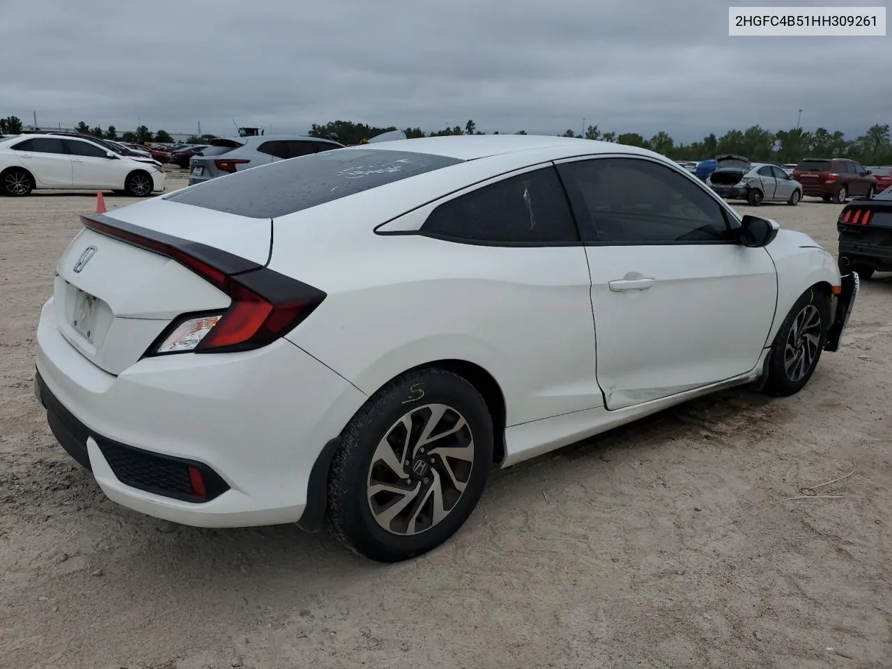 2017 Honda Civic Lx VIN: 2HGFC4B51HH309261 Lot: 71109584