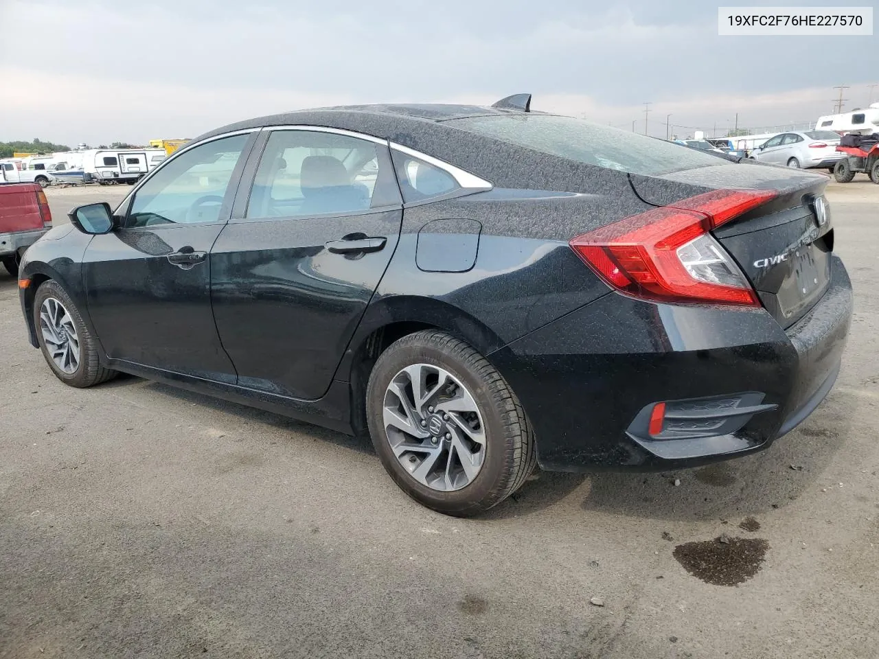 2017 Honda Civic Ex VIN: 19XFC2F76HE227570 Lot: 71259824