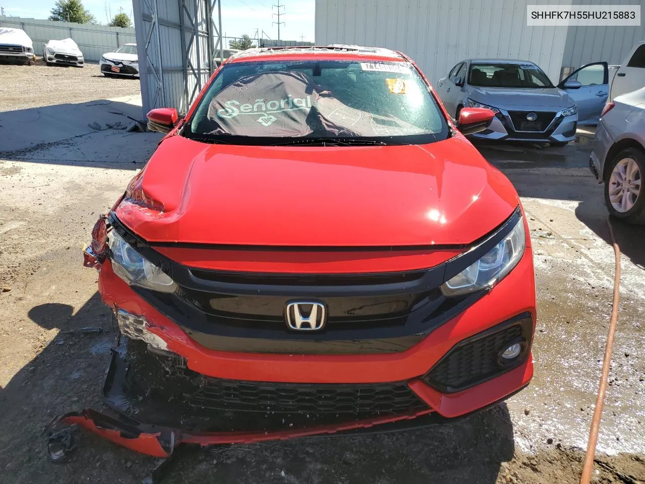 SHHFK7H55HU215883 2017 Honda Civic Ex