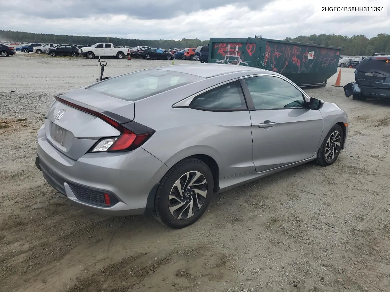 2017 Honda Civic Lx VIN: 2HGFC4B58HH311394 Lot: 71548404