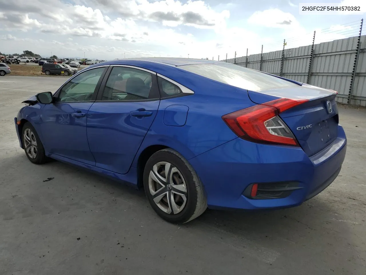 2017 Honda Civic Lx VIN: 2HGFC2F54HH570382 Lot: 71685184