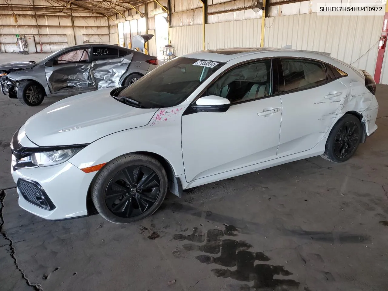 2017 Honda Civic Ex VIN: SHHFK7H54HU410972 Lot: 71859334