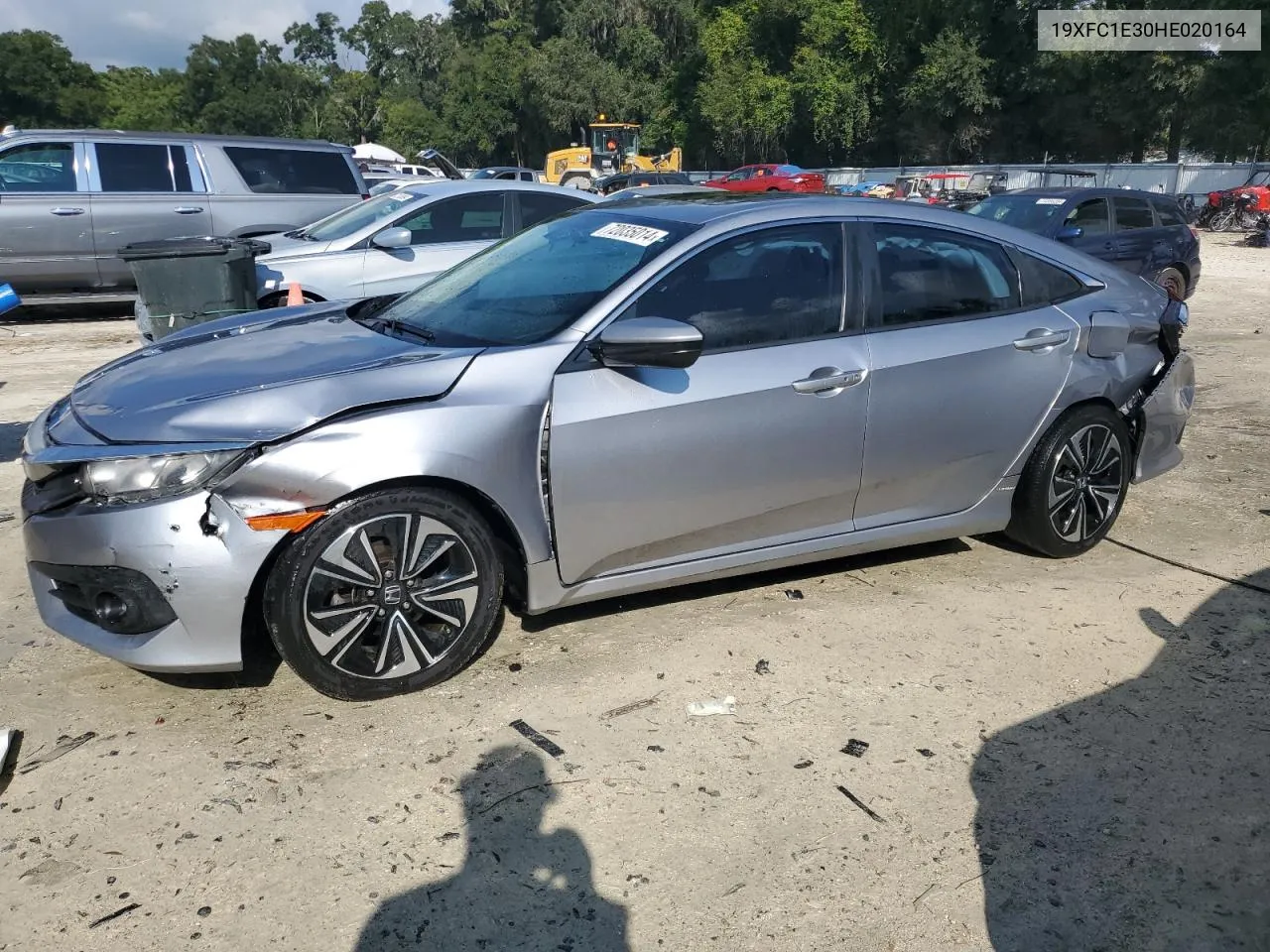 2017 Honda Civic Ex VIN: 19XFC1E30HE020164 Lot: 72035014