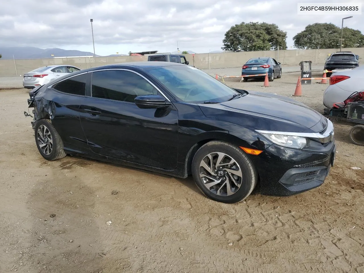 2017 Honda Civic Lx VIN: 2HGFC4B59HH306835 Lot: 72095854