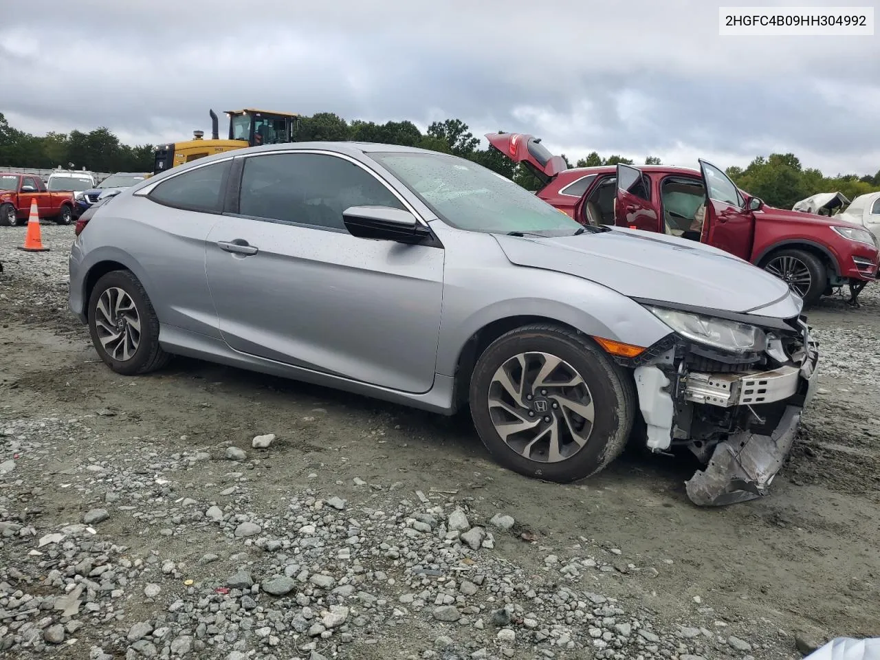 2017 Honda Civic Lx VIN: 2HGFC4B09HH304992 Lot: 72097654