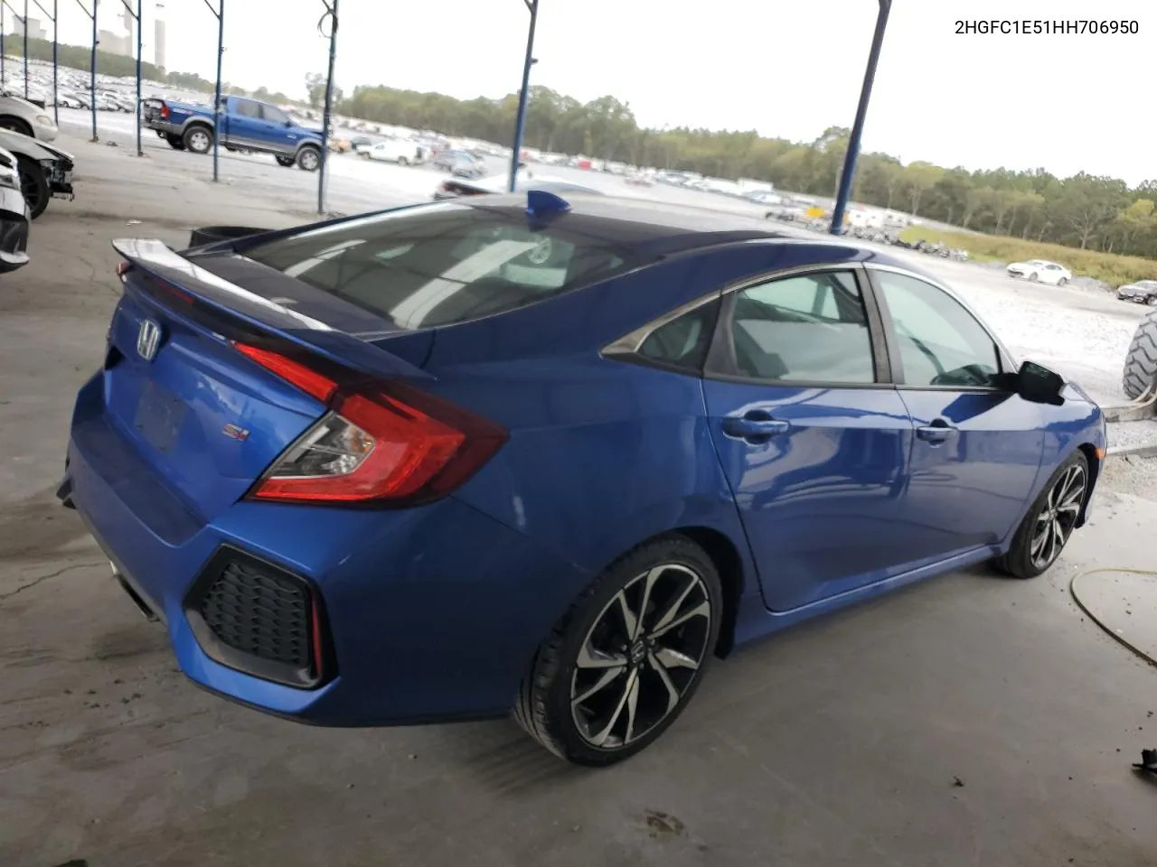 2017 Honda Civic Si VIN: 2HGFC1E51HH706950 Lot: 72169594