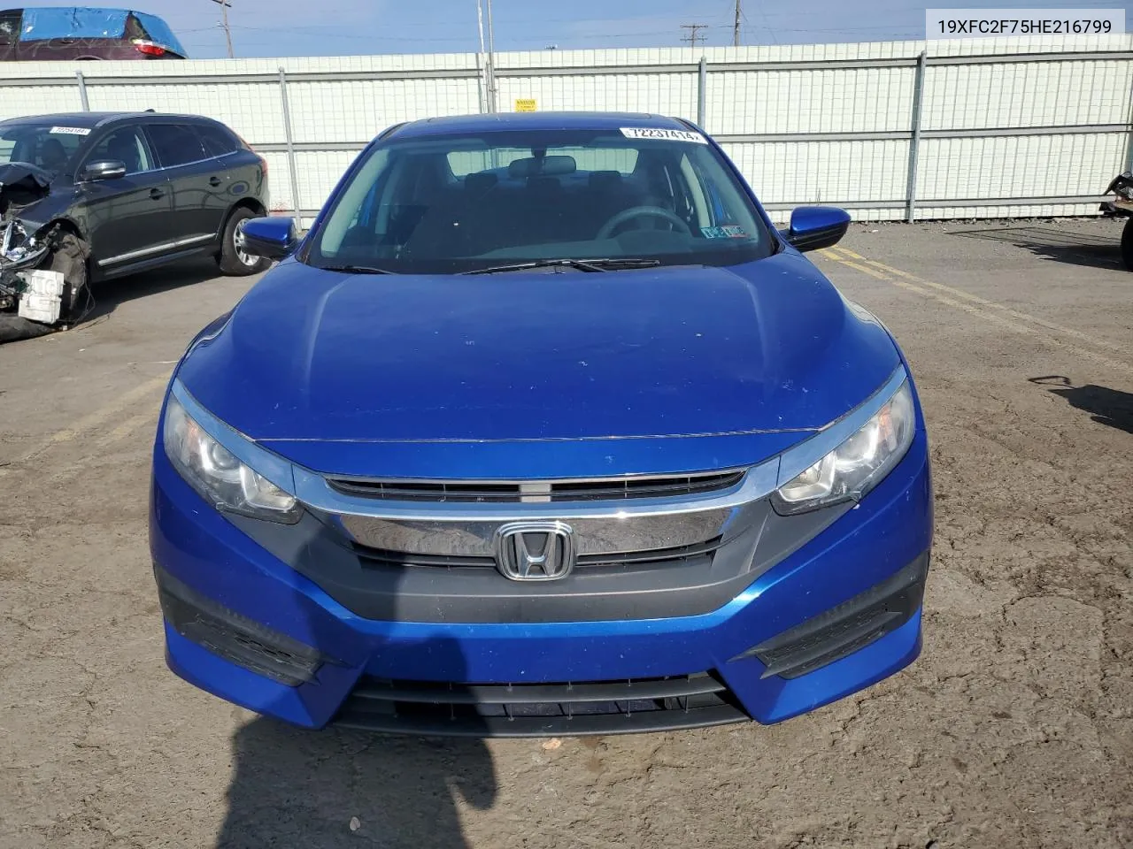 19XFC2F75HE216799 2017 Honda Civic Ex